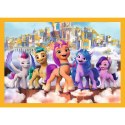 Puzzle 4w1 Poznaj kucyki Pony