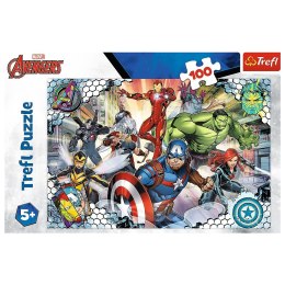 Puzzle 100 elementów Sławni Avengers