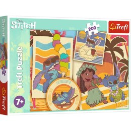 Puzzle 200 elementów Muzyczny świat Lilo i Stitch