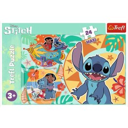 Puzzle 24 elementy Maxi Wesoły dzień Lilo i Stitch