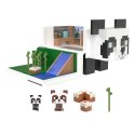 Zestaw figurek Minecraft Domek zabaw pandy + 2 figurki