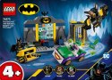 Klocki Super Heroes 76272 Jaskinia Batmana z Batmanem, Batgirl i Jokerem