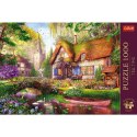 Puzzle 1000 elementów Premium Urocza chatka w lesie