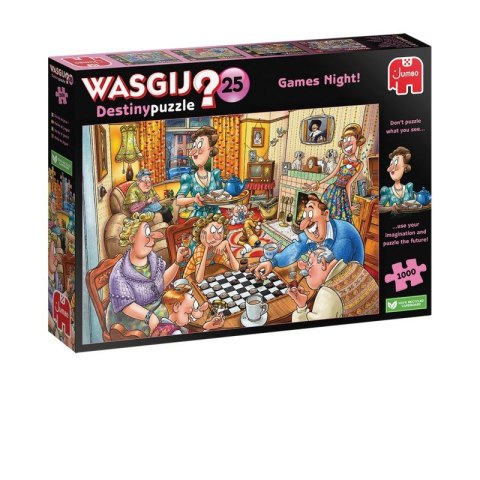 Puzzle 1000 elementów Wasgij Wieczór gier