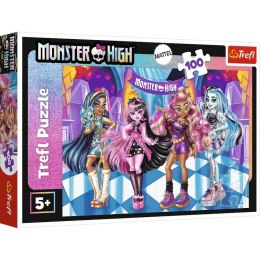 Puzzle 100 elementów Straszni przyjaciele Monster High