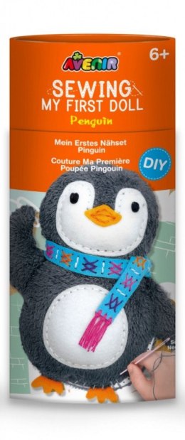 Zestaw kreatywny Moja pierwsza lalka do uszycia - Pingwin