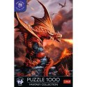 Puzzle 1000 elementów Ognisty Smok Anne Stokes