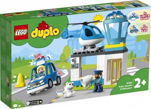 Klocki DUPLO 10959 Posterunek policji i helikopter